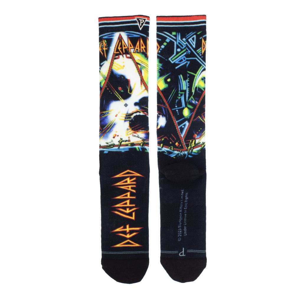 Def Leppard - Hysteria Dye Sub Sokken - Zwart